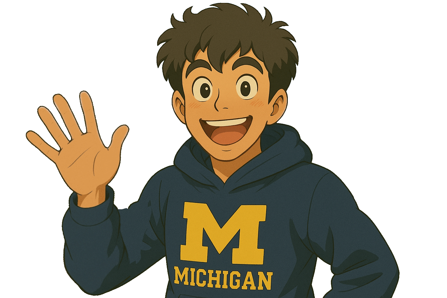 Waving Tanmay